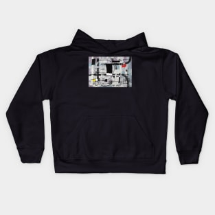 Expressive automatism abstract 907 Kids Hoodie